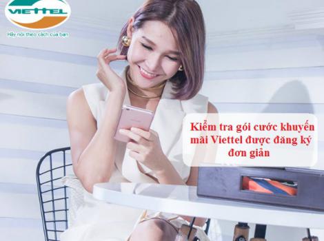 Cách kiểm tra các  khuyến mãi miễn phí dành cho thuê bao Viettel